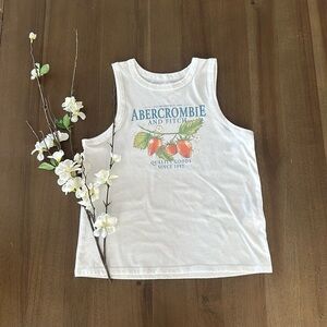 abercrombie kids tank strawberries size 13/14
